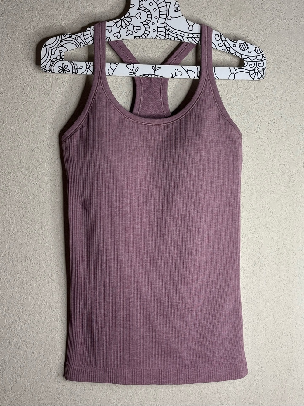 Lululemon Ebb to Street Tank Top Light Support, B/ C Cup Light Rose Size 6